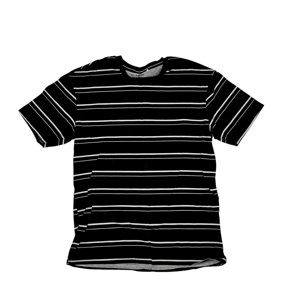 PS/Basics Black and White Striped Tee Shirt